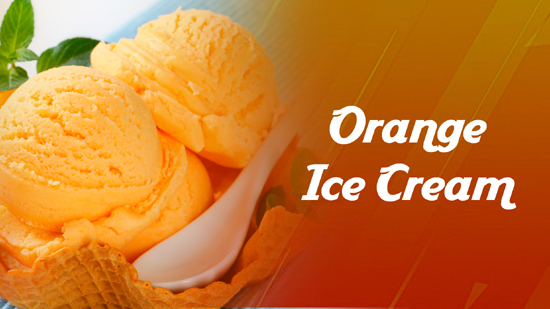 Orange Ice Cream